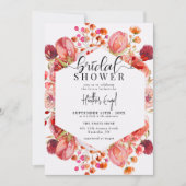 Elegante wilde bloemen | Vrijgezellenfeest van de  Kaart (Voorkant)