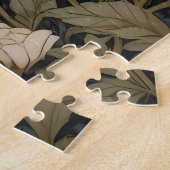 Elegante Wilde Eend William Morris Geïnspireerd  Legpuzzel (Zijkant)