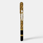 Elegante wilde luipaard zwart en goud Case-Mate iPhone case (Achterkant / Links)