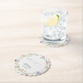 Elegante Wildflower Baby in Bloom Kartonnen Onderzetters (Insitu)