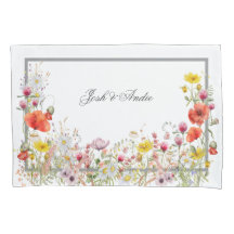 Elegante Wildflower Boho Custom Script Namen