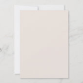 Elegante Wildflower doop / doop Bedankkaart (Achterkant)