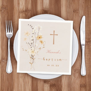 Elegante Wildflower doop / doop Servet