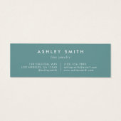 Elegante Wildflower Field Earring Display Kaart (Achterkant)