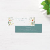 Elegante Wildflower Field Earring Display Kaart (Bureau)