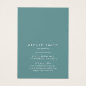 Elegante Wildflower Field Earring Display Kaart (Achterkant)