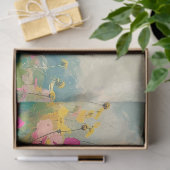 Elegante Wildflower Impressionist Decoupage Tissuepapier (Geschenk)