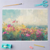 Elegante Wildflower Impressionist Decoupage Tissuepapier (Craft)