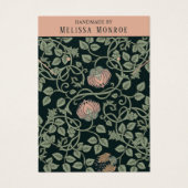 Elegante Wildflower Ketting Oorbel Display Kaart (Voorkant)