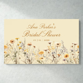 Elegante Wildflower Love is in Bloom Vrijgezellenf Poster