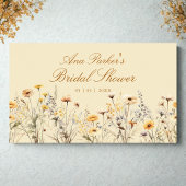 Elegante Wildflower Love is in Bloom Vrijgezellenf Poster