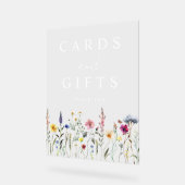 Elegante Wildflower Meadow Kaarten en geschenken Acryl Bord (Hoek)