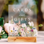 Elegante Wildflower Meadow Kaarten en geschenken Acryl Bord