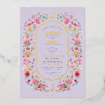 Elegante Wildflower Meadow Spring Garden bruiloft