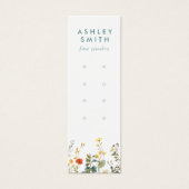 Elegante Wildflower Multiple Earring Display Kaart (Voorkant)