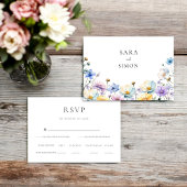 Elegante Wildflower Wedding RSVP