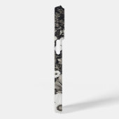 Elegante Wildflower wit en zwart Case-Mate iPhone Case (Achterkant / Rechts)