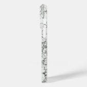 Elegante Wildflower wit en zwart Case-Mate iPhone Case (Achterkant / Links)