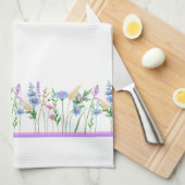 Elegante Wildflowers Keuken Handdoek (Quarter Fold)