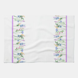 Elegante Wildflowers Keuken Handdoek