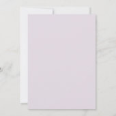 Elegante Wildflowers Krans Blush Save the Date Kaart (Achterkant)