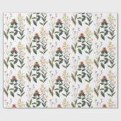 Elegante Wildflowers Natuur Lover Cadeaupapier (Vlak)