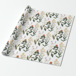 Elegante  Wildflowers Natuur Lover Cadeaupapier