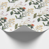 Elegante Wildflowers Natuur Lover Cadeaupapier (Hoek)