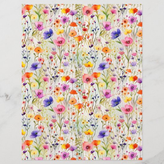 Elegante wildflowers scriptnaam (Achterkant)