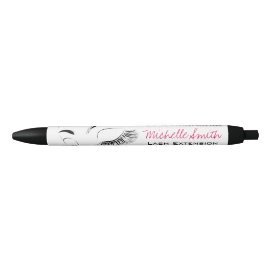 Elegante Wimpers Make-up Lash Bar Zwart en Wit Zwarte Inkt Pen (Voorkant)