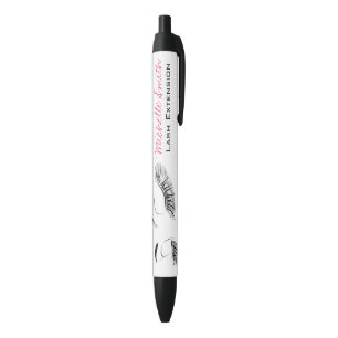 Elegante Wimpers Make-up Lash Bar Zwart en Wit Zwarte Inkt Pen