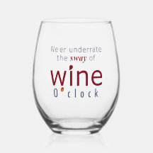 Elegante "Wine O'Clock" Druif en wijn Drop Sway