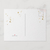 Elegante Winter Blauwe En Witte Bloemen Uitnodigin Uitnodiging Briefkaart (Achterkant)