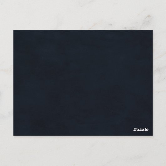 Elegante Winter Bloemen Bruiloft Emmer Lijst Kaart (Achterkant)