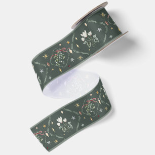 Elegante Winter Botanische Lint