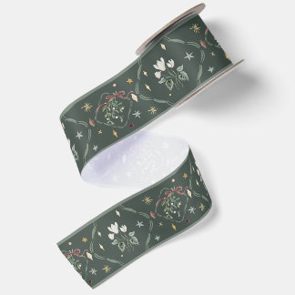 Elegante Winter Botanische Lint