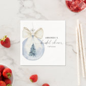 Elegante winter bruiloftsshower servet (Insitu)