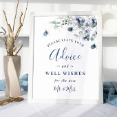 Elegante Winter Foliage Advies & Wensen Trouwen Poster