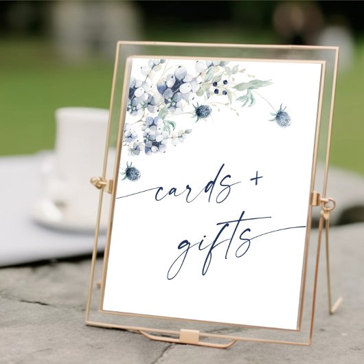 Elegante Winter Foliage Kaarten & Geschenken bruil Poster