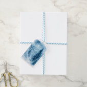 Elegante Winter Forest Corporate vakantie geschenk Cadeaulabel (Met Touw)