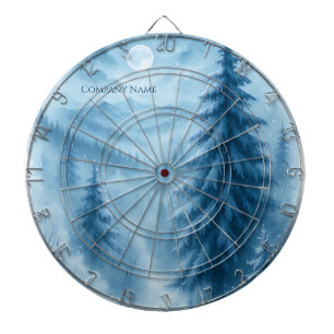 Elegante Winter Forest Corporate vakantie geschenk Dartbord