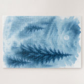 Elegante Winter Forest Corporate vakantie geschenk Legpuzzel (Horizontaal)