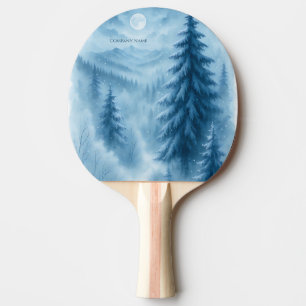 Elegante Winter Forest Corporate vakantie geschenk Tafeltennisbatje