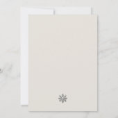 Elegante Winter Gala Uitnodiging (Achterkant)