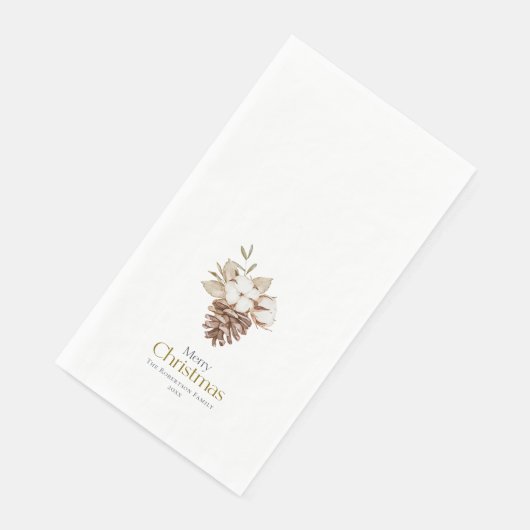 Elegante Winter Gastenhanddoek Servet (Hoek)