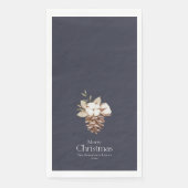 Elegante Winter Gastenhanddoek Servet (Voorkant)