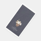 Elegante Winter Gastenhanddoek Servet (Hoek)