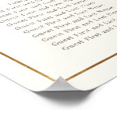 Elegante Winter Groen Bruiloft Zitkaart Poster (Hoek)