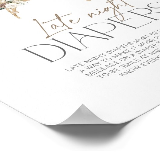 Elegante winter groenblijvende luiers voor de late poster (Hoek)