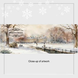 Elegante Winter Kensington Gardens Londen Mok